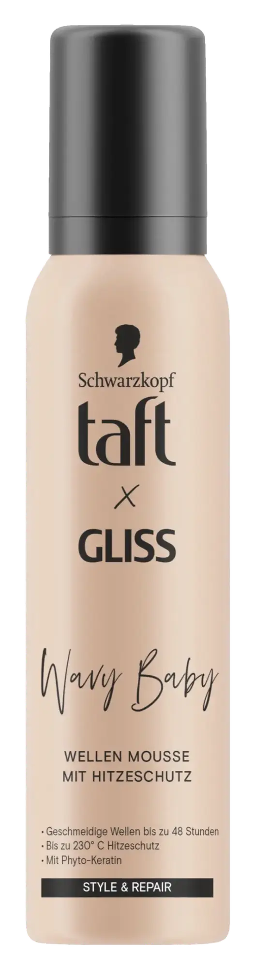 Taft xGliss Wavy Baby Wave Mousse