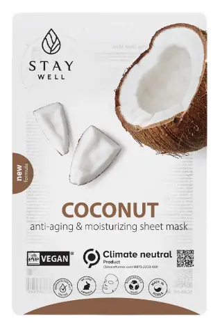 Stay Well Climate Neutral Face Mask Coconut