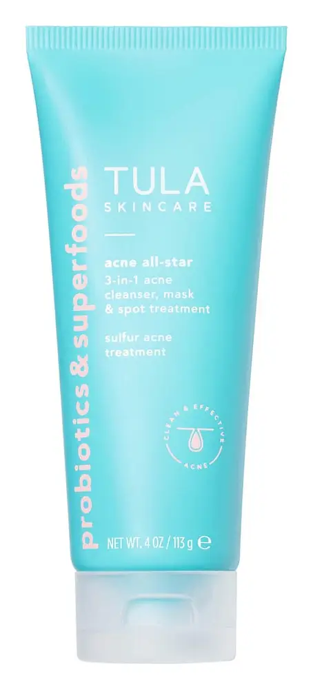 Tula Skincare Acne All Star 3-In-1 Acne Spot Treatment Cleanser & Mask