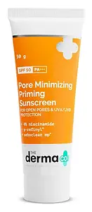 The Derma Co Pore Minimizing Priming Sunscreen SPF50 PA+++