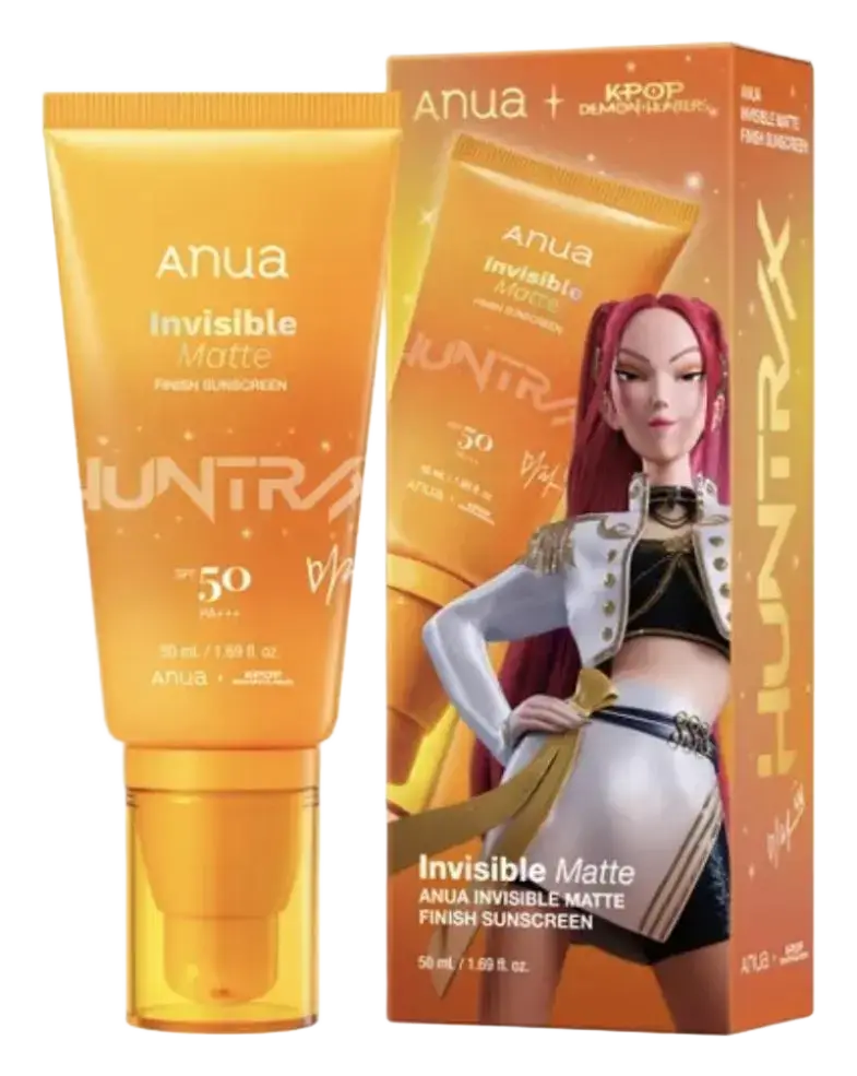 Anua KPop Demon Hunters Invisible Matte Finish Sunscreen SPF 50 PA+++