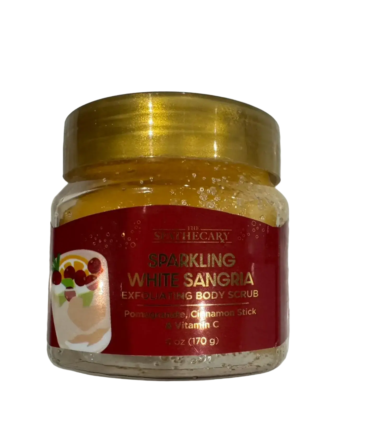 The Spathecary Sparkling White Sangria Exfoliating Body Scrub