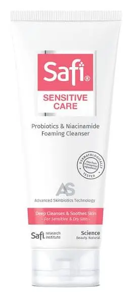 Safi Sensitive Care Probiotics & Niacinamide Foaming Cleanser