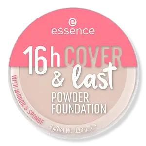 Essence 16h Cover & Last Powder Foundation 01 Porcelain