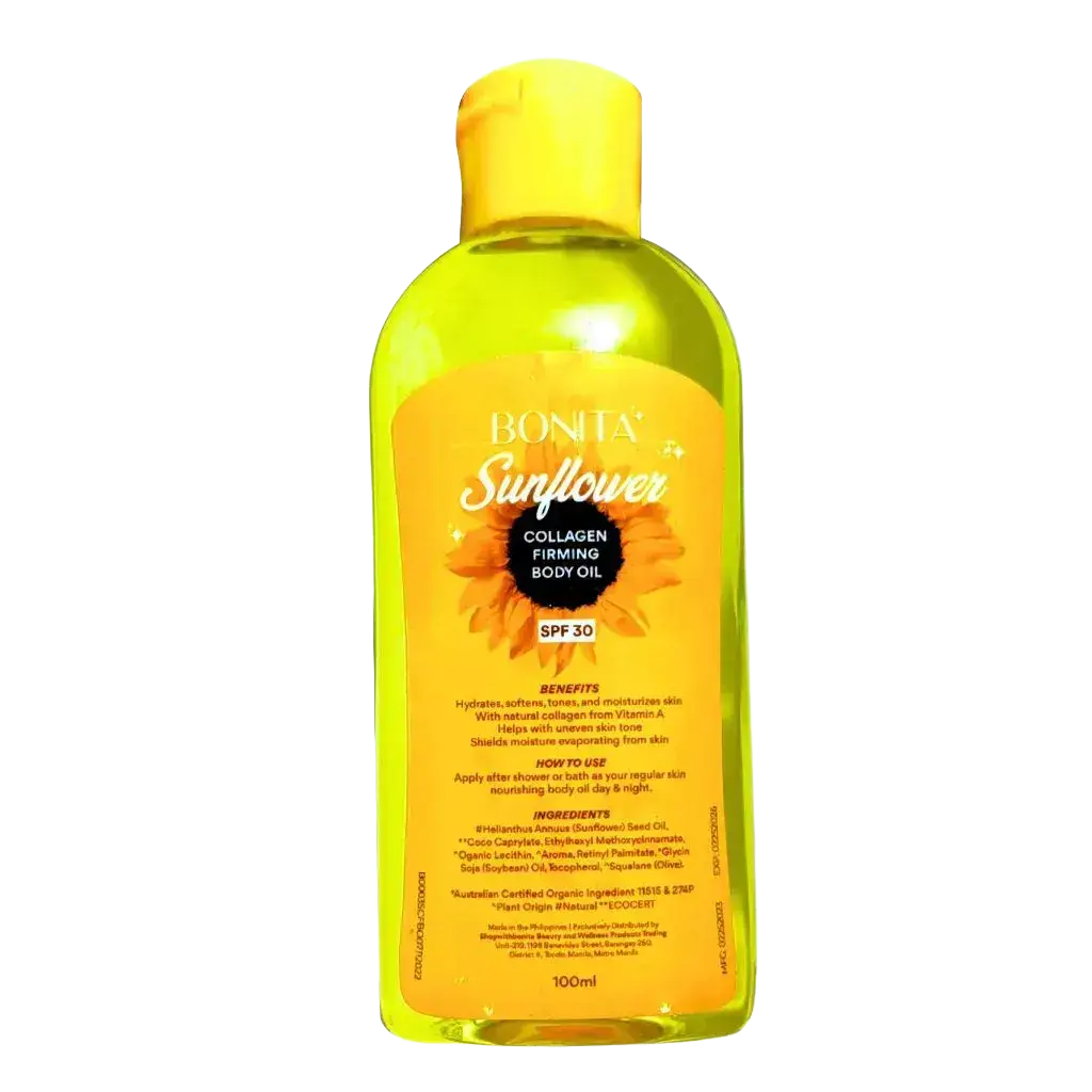 Bonita Sunflower Collagen Firming Body Oil