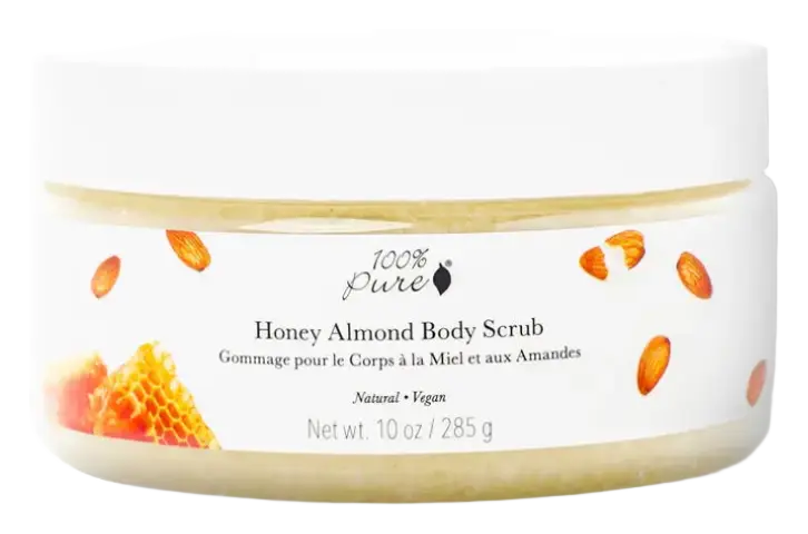 100% Pure Body Scrub Honey Almond