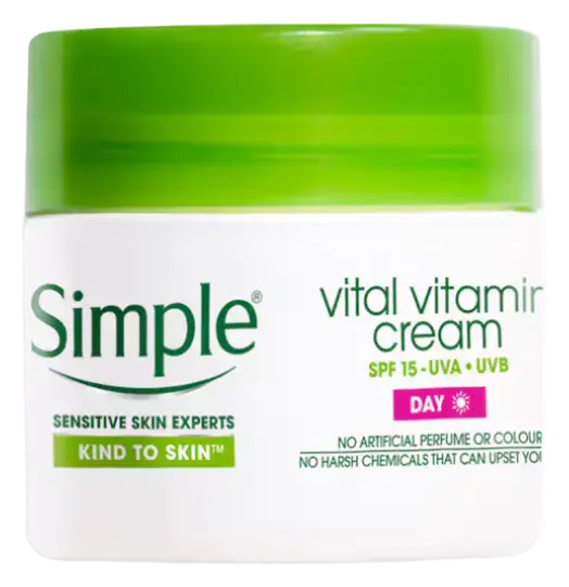 Simple Skincare Kind to Skin Vital Vitamin Day Cream SPF 15 UK