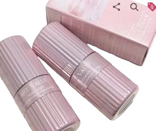 Arval Silver Moon Clear Highlighter Stick 02 Vermillion Mole