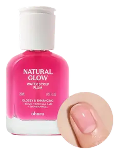 ohora Natural Glow Nail Care Polish Plum