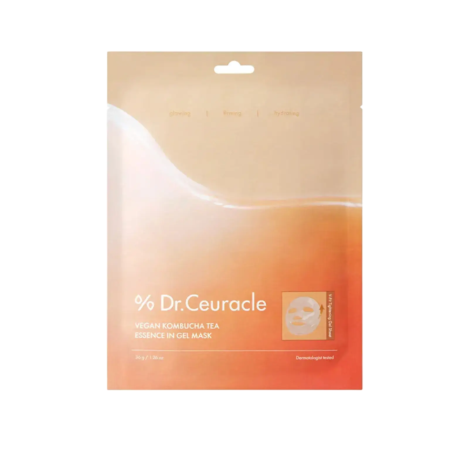 Dr.Ceuracle Vegan Kombucha Tea Essence In Gel Mask