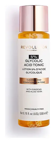 Revolution Beauty 5% Glycolic Acid AHA Glow Liquid Exfoliant Toner