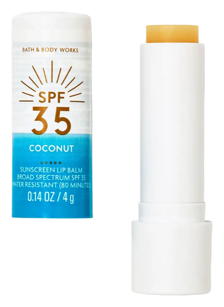 Bath & Body Works Coconut SPF 35 Lip Balm
