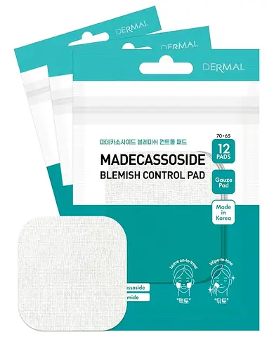 Dermal Korea Madecassoside Blemish Control Toner Pad
