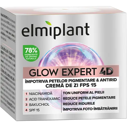 Elmiplant Glow Expert 4D Crema De Zi SPF 15
