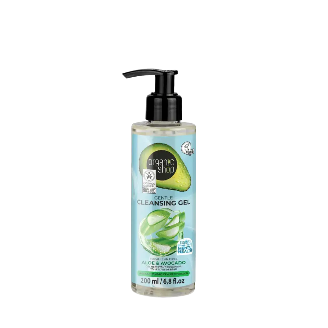 Organic Shop Gentle Cleansing Gel Aloe And Avocado
