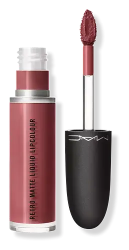 Mac Cosmetics Retro Matte Liquid Lipcolour Topped with Brandy