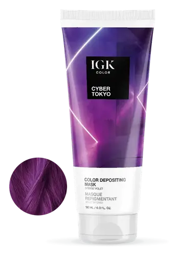 IGK Hair Color Depositing Hair Mask Cyber Tokyo
