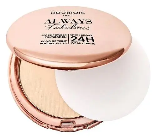 Bourjois Paris Always Fabulous SPF 20 Powder Foundation 115 Golden Ivory