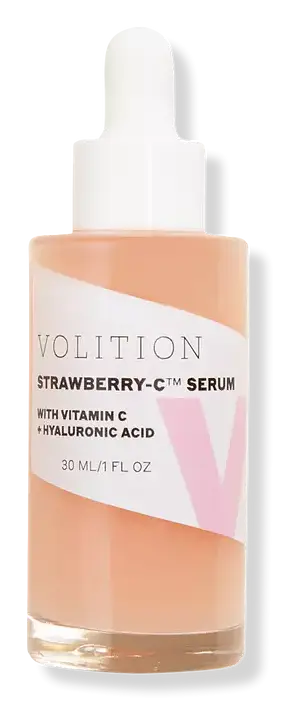 Volition Beauty Strawberry-C Brightening Serum with Vitamin C + Hyaluronic Acid