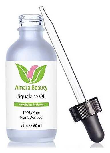 Amara Beauty Squalane Oil Moisturizer - 100% pure & plant derived