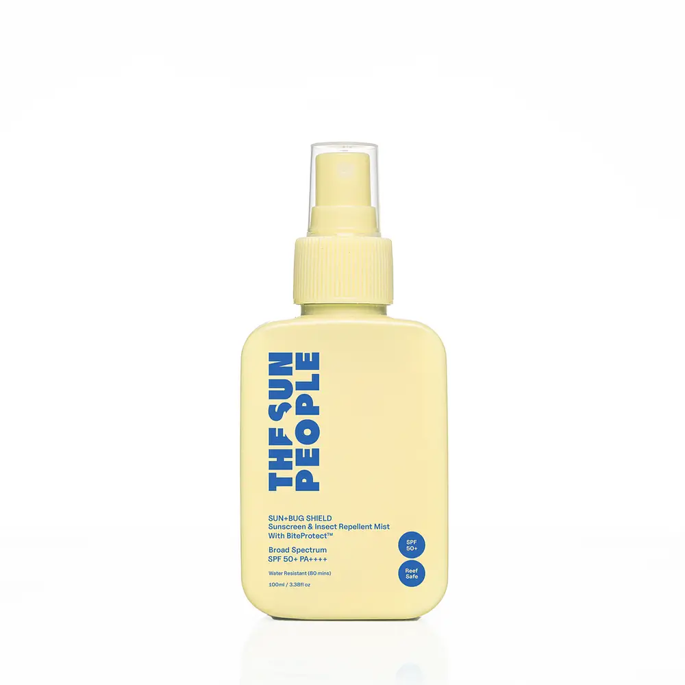 The Sun People Sun+Sand Shield Multitasker Sunscreen Mist SPF 50+