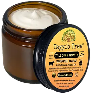 Tayyib Tree Tallow & Honey Whipped Balm Classic