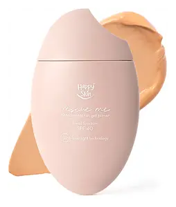 Happy Skin Cosmetics Rescue Me Tinted Matte Sun Gel Primer Broad Spectrum SPF 40 Light Beige