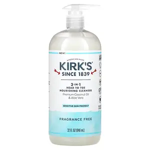 Kirk’s 3-In-1 Head To Toe Nourishing Cleanser Fragrance Free
