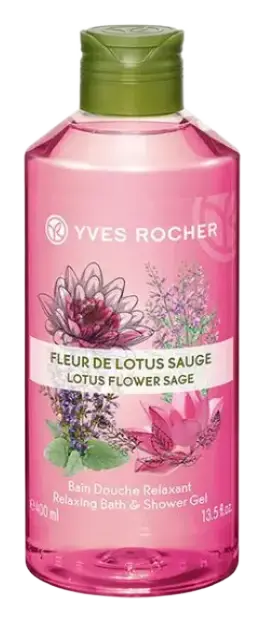 Yves Rocher Relaxing Bath & Shower Gel Lotus Flower Sage