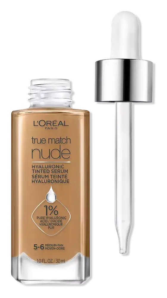 L'Oreal True Match Nude Hyaluronic Tinted Serum 5-6 Medium Tan