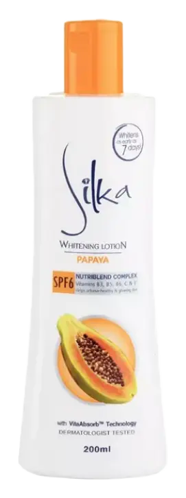 Silka Whitening Lotion Papaya SPF 6