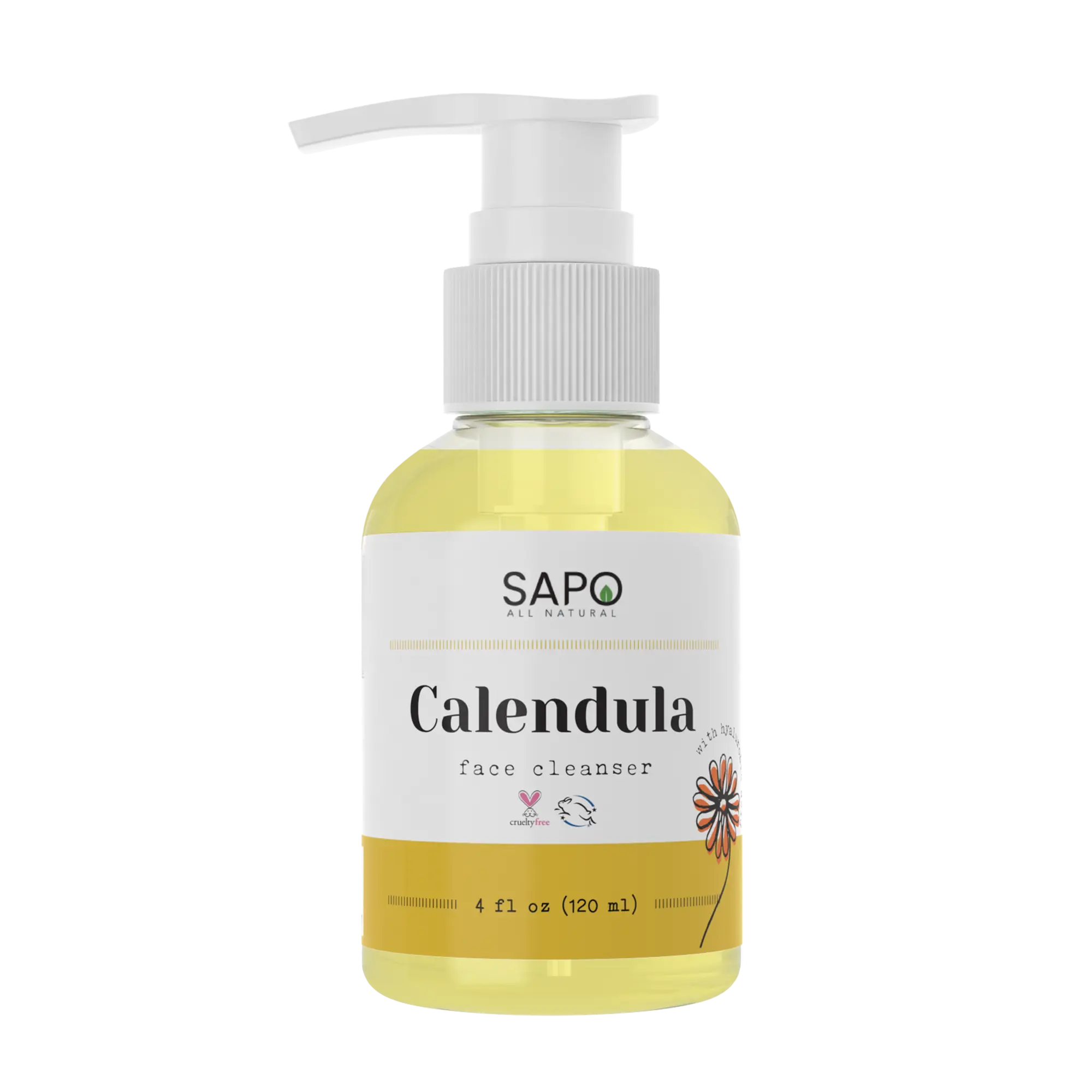 Sapo All Natural Calendula Face Cleanser