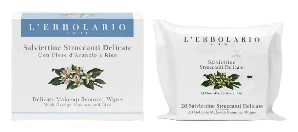 L'Erbolario Delicate Make-Up Remover Wipes