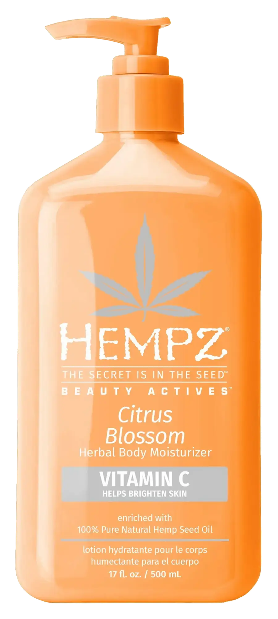 Hempz Beauty Actives Citrus Blossom Herbal Body Moisturizer With Brightening Vitamin C