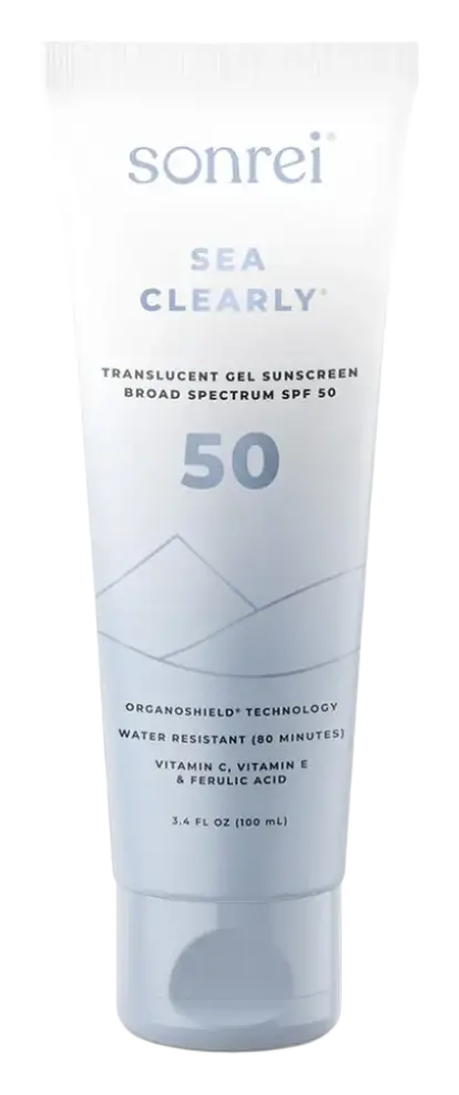 Sonrei Sea Clearly SPF 50 Clear Gel Organoshield Sunscreen