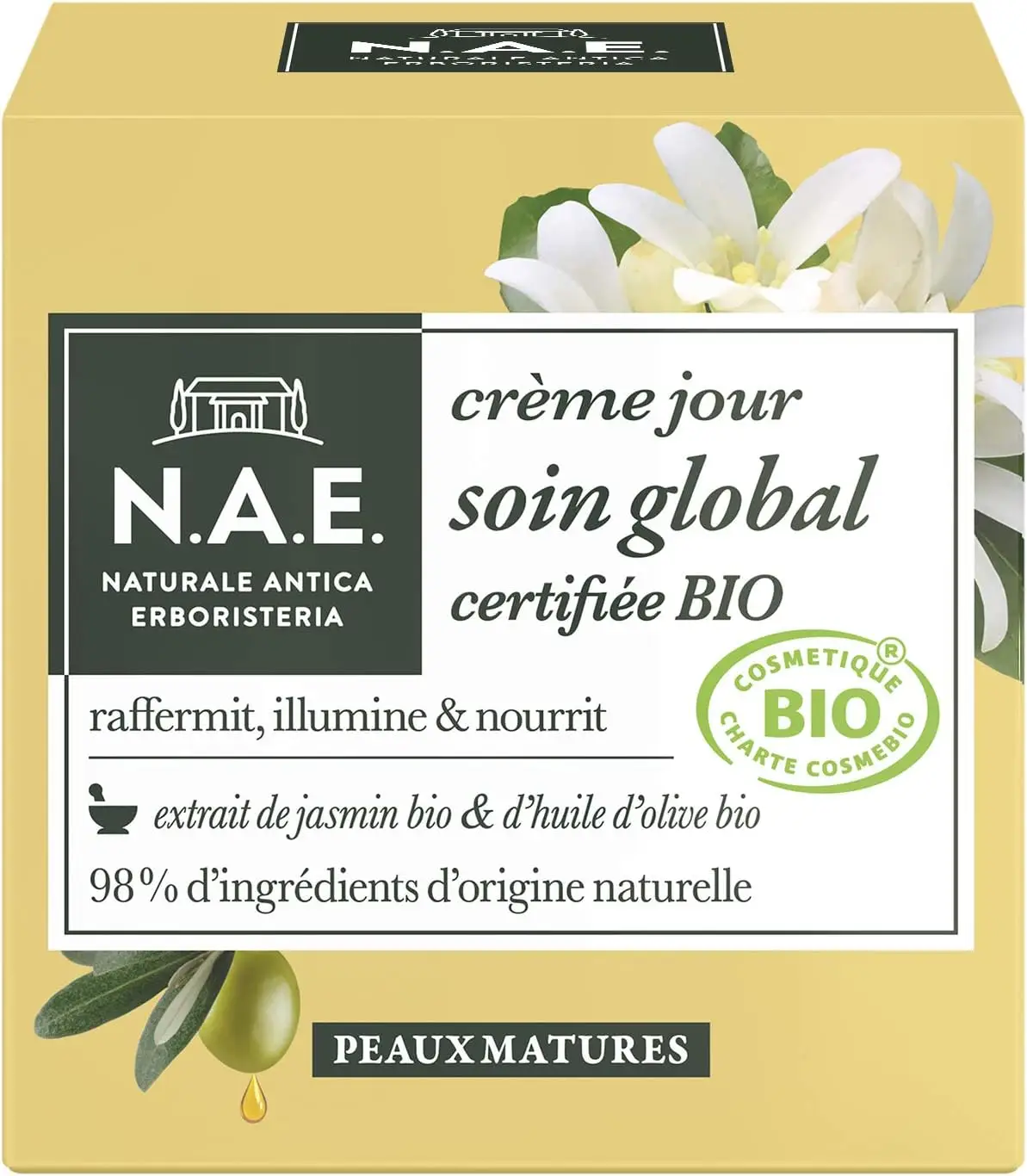 N.A.E. Crème Jour Soin Global Peaux Matures