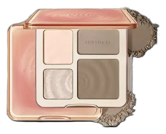 Judydoll 2 In 1 Highlighter Contour Palette #01 Waves
