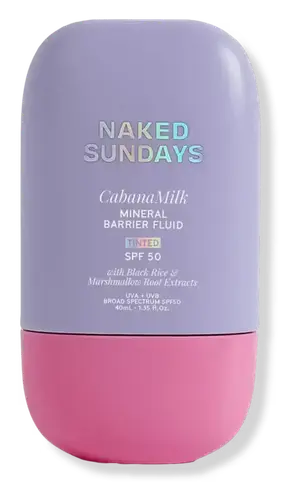 Naked Sundays CabanaMilk Mineral Barrier Fluid Tinted SPF 50