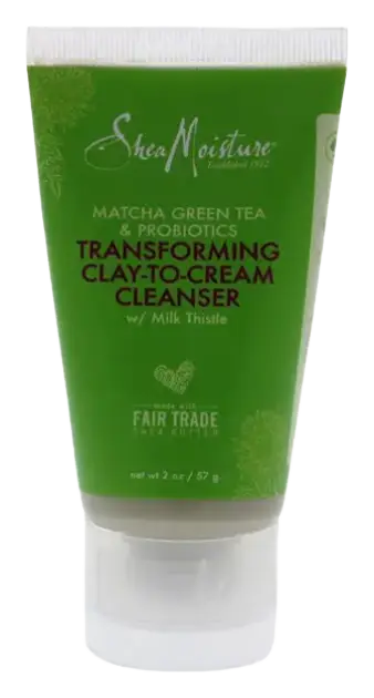 Shea Moisture Matcha Green Tea And Probiotics Clay to Cream Cleanser