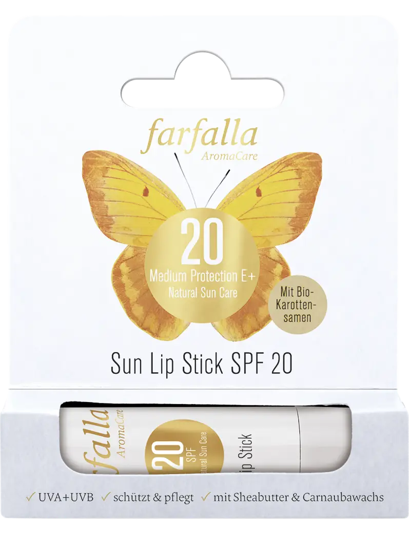 Farfalla Medium Protection E+ Sun Lip Stick SPF 20