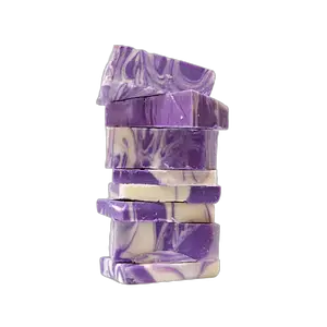 Moon Valley Organics Package Free Herbal Soap Lavender Swirl