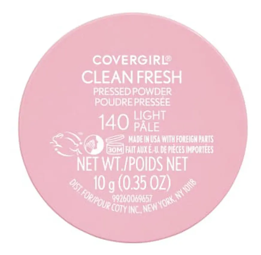 Covergirl Clean Fresh Pressed Powder 140 Light
