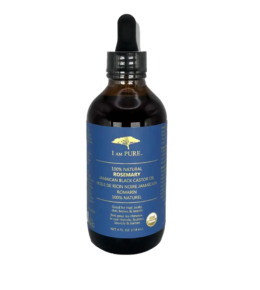 I Am Pure Jamaican Black Castor Oil Rosemary