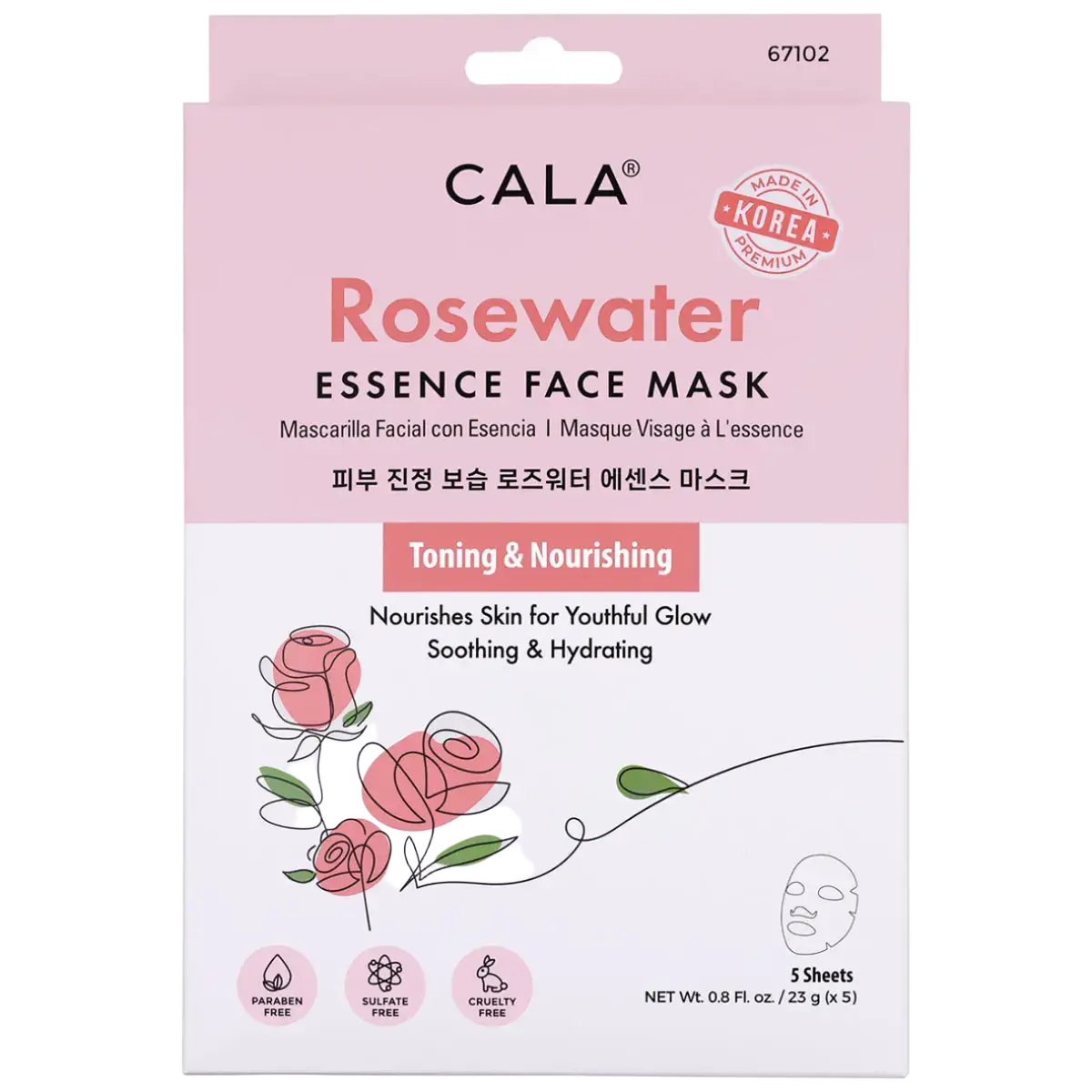 Cala Essence Face Mask Rosewater