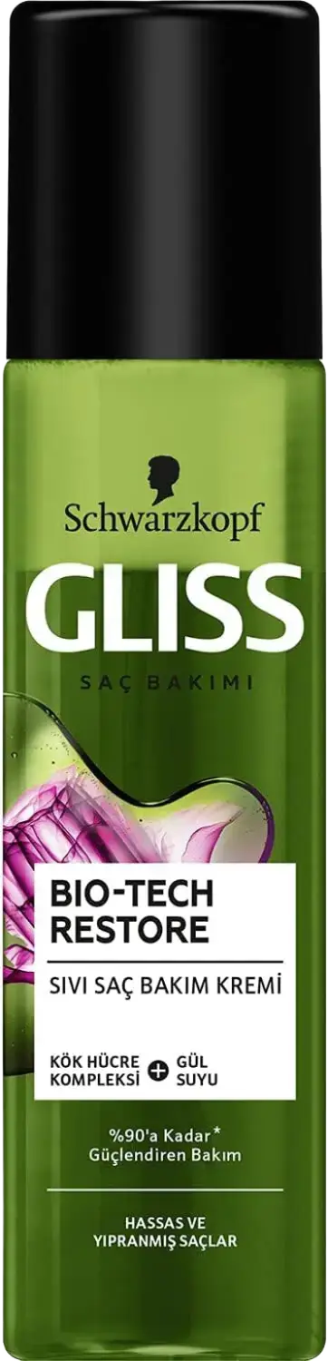 Schwarzkopf Professional Gliss Bio-Tech Restore Sıvı Saç Bakım Kremi Turkey