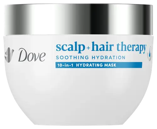 Dove Scalp + Hair Therapy Soothing Hydration 10-In-1 Hydrating Mask