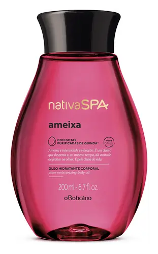 O Boticário Nativa Spa Moisturizing Body Oil Plum