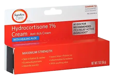 Signature Select Anti Itch Hydrocortisone 1% With Healing Aloe Maximum Strength