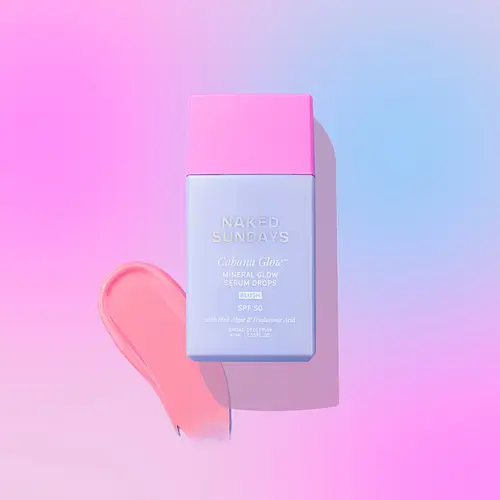 Naked Sundays CabanaGlow SPF50 Mineral Glow Serum Drops Blush