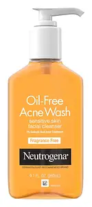 Neutrogena Oil-Free Acne Wash With Salicylic Acid Fragrance Free